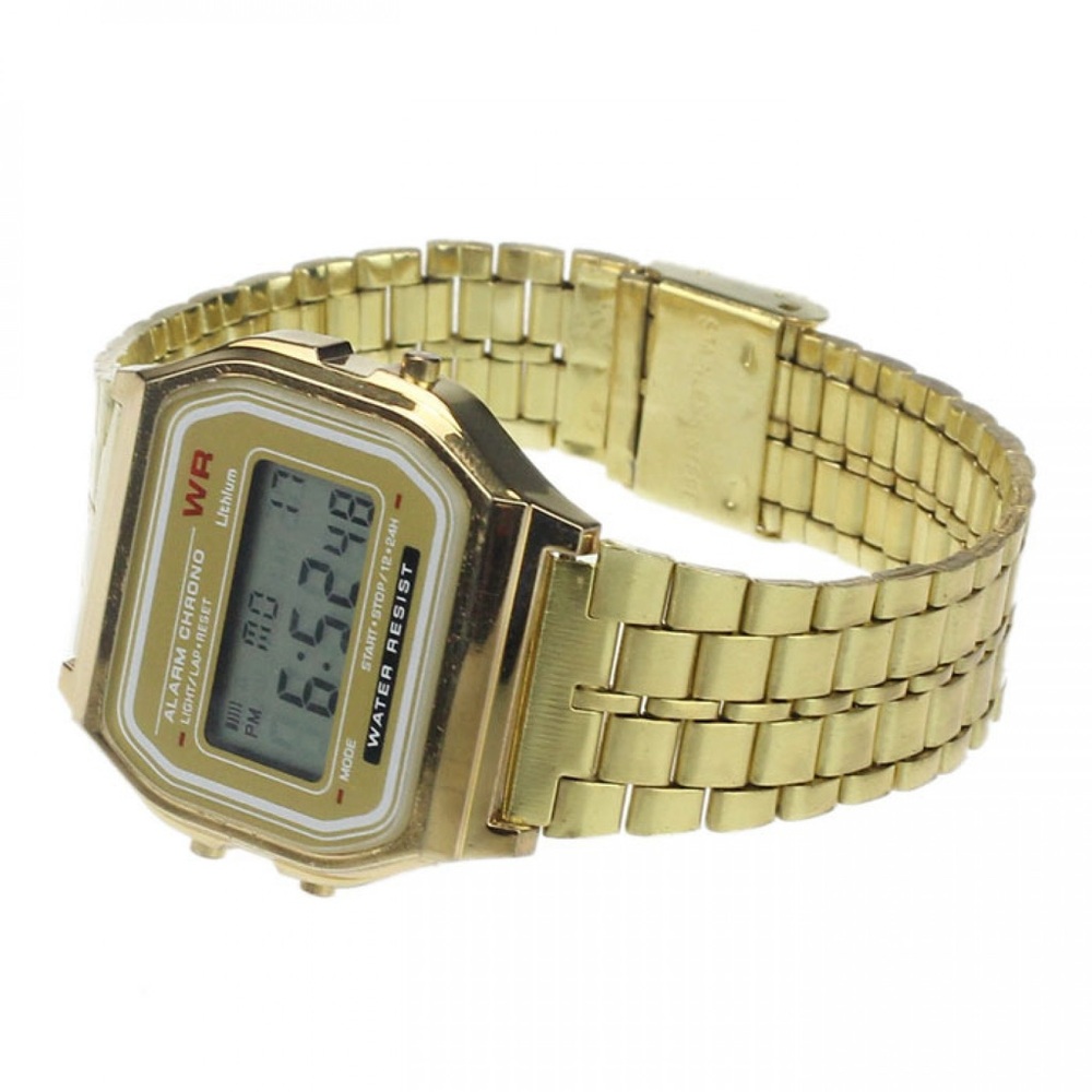 New  WR Watch Gold Metallic -unisex